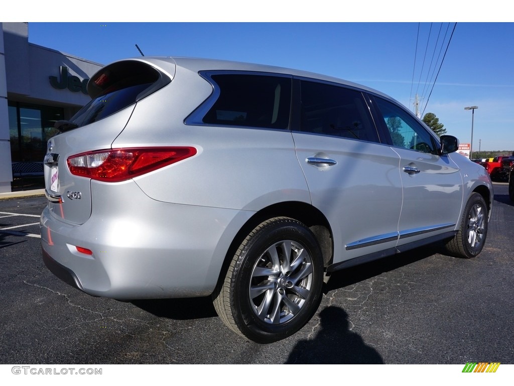 2014 QX60 3.5 AWD - Glacial Silver / Graphite photo #7