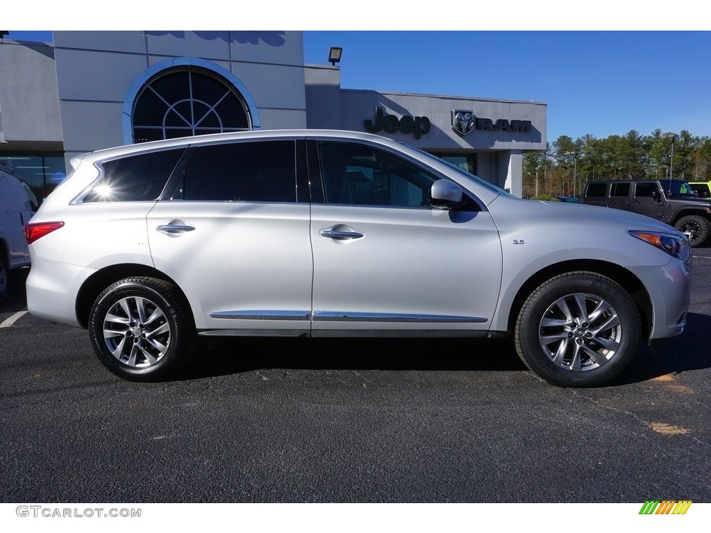 2014 QX60 3.5 AWD - Glacial Silver / Graphite photo #8