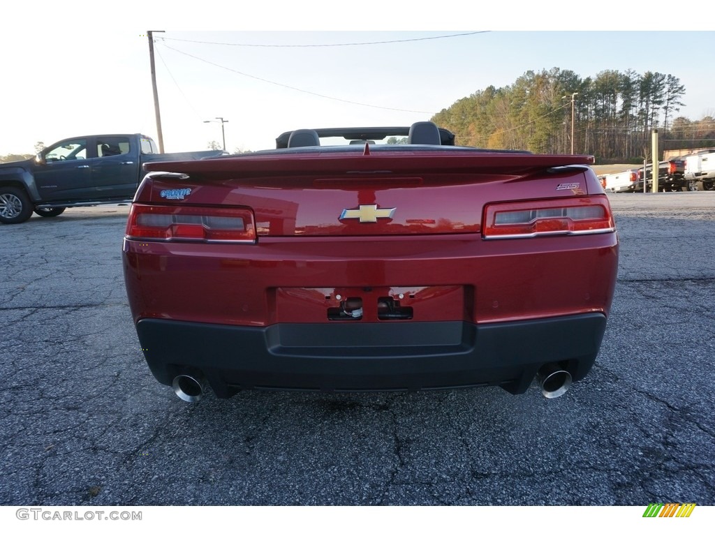 2015 Camaro SS Convertible - Crystal Red Tintcoat / Gray photo #6