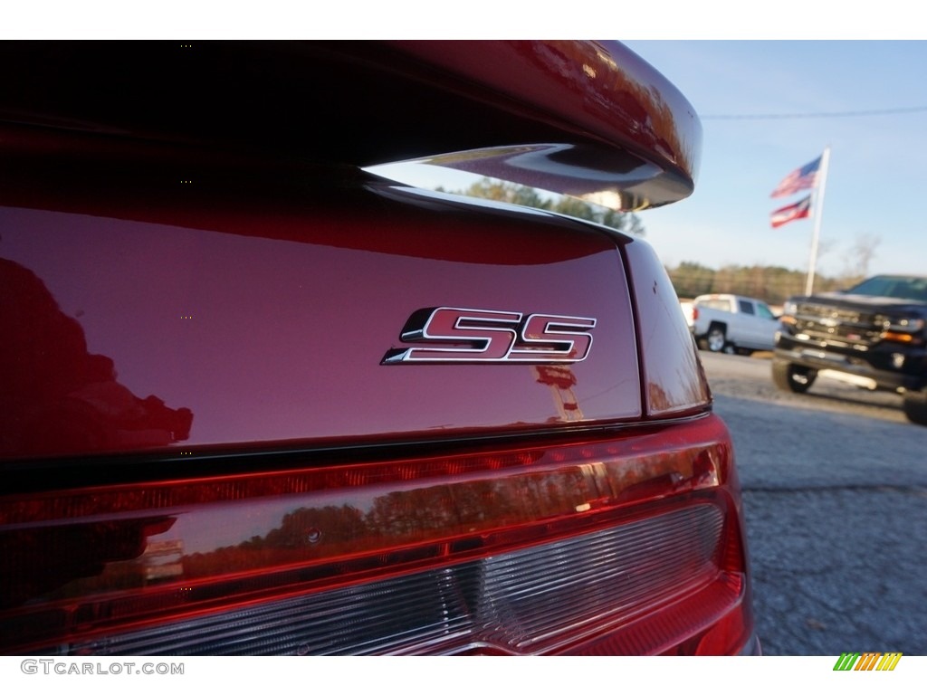 2015 Camaro SS Convertible - Crystal Red Tintcoat / Gray photo #14