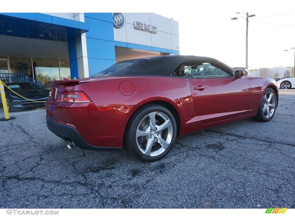 2015 Camaro SS Convertible - Crystal Red Tintcoat / Gray photo #22