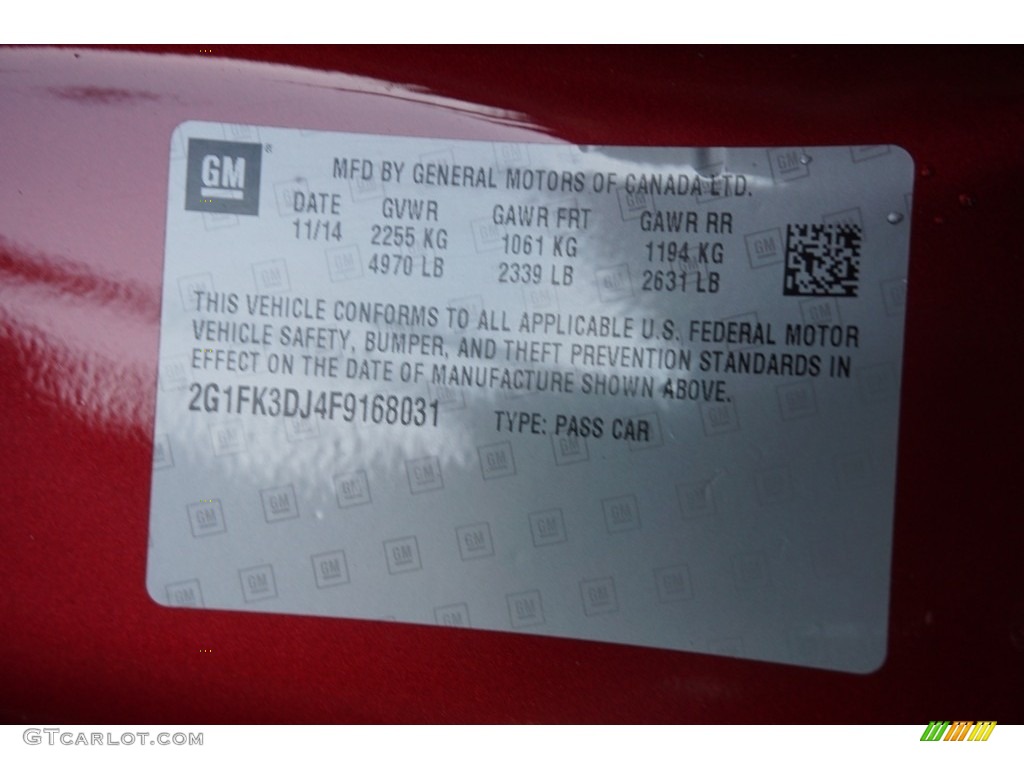 2015 Camaro SS Convertible - Crystal Red Tintcoat / Gray photo #23