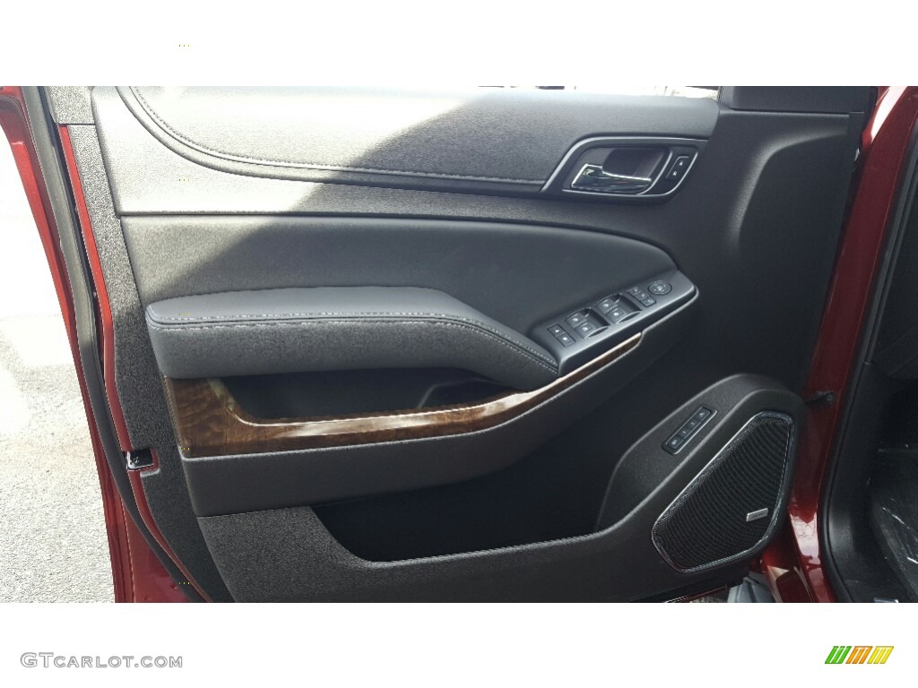 2017 Chevrolet Suburban LT 4WD Jet Black Door Panel Photo #117593525