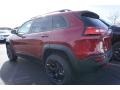 2017 Deep Cherry Red Crystal Pearl Jeep Cherokee Trailhawk 4x4  photo #2