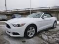 2017 Oxford White Ford Mustang V6 Convertible  photo #7