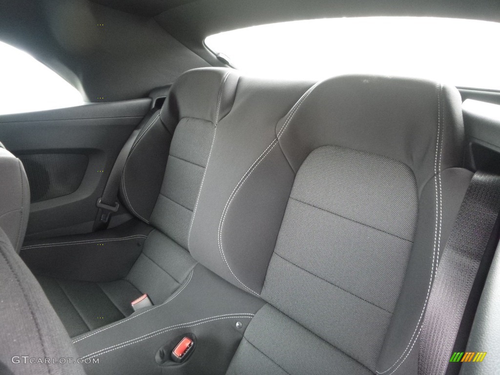 Ebony Interior 2017 Ford Mustang V6 Convertible Photo #117594105