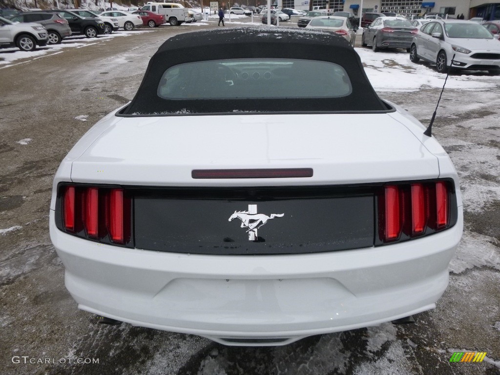 2017 Mustang V6 Convertible - Oxford White / Ebony photo #4