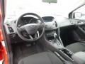 2016 Focus SE Hatch Charcoal Black Interior