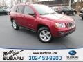 Deep Cherry Red Crystal Pearl 2012 Jeep Compass Sport 4x4