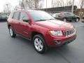 Deep Cherry Red Crystal Pearl 2012 Jeep Compass Sport 4x4 Exterior