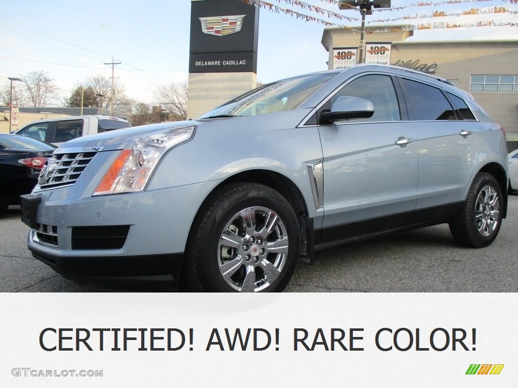 Glacier Blue Metallic Cadillac SRX