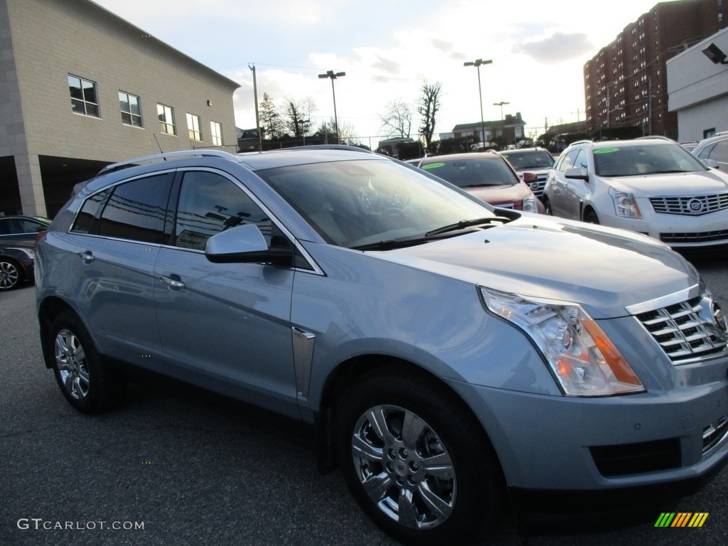 2014 SRX Luxury AWD - Glacier Blue Metallic / Ebony/Ebony photo #7