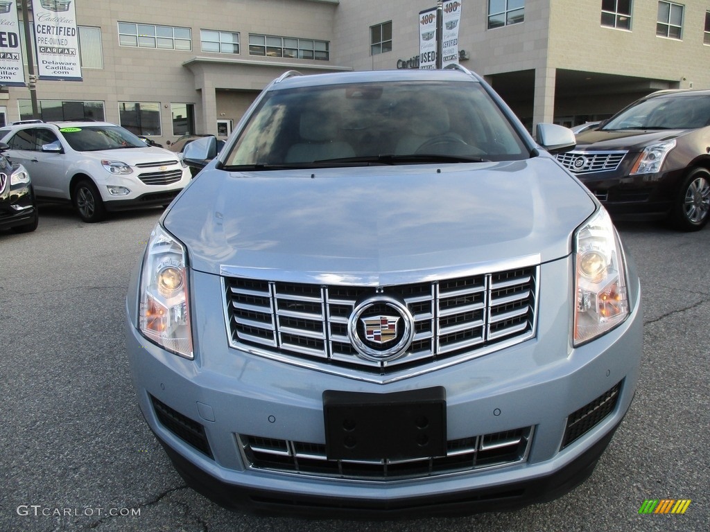 2014 SRX Luxury AWD - Glacier Blue Metallic / Ebony/Ebony photo #8