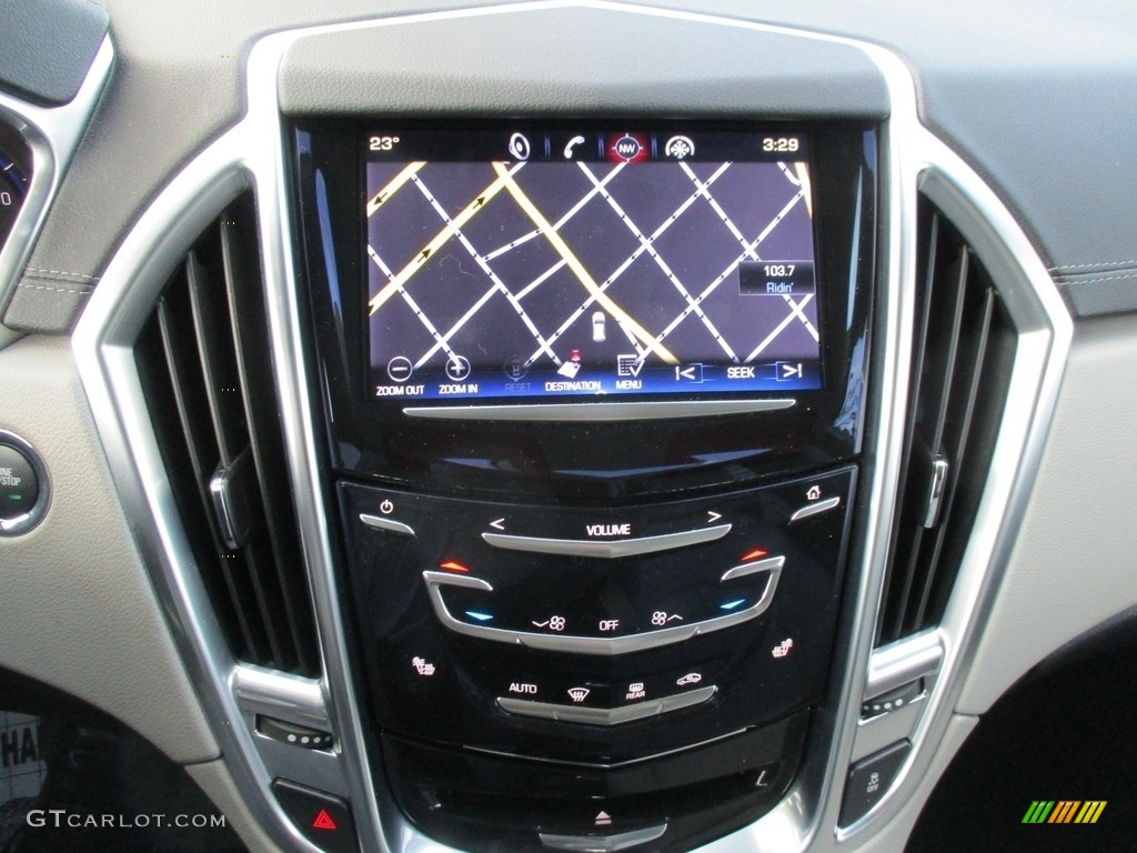 2014 SRX Luxury AWD - Glacier Blue Metallic / Ebony/Ebony photo #14