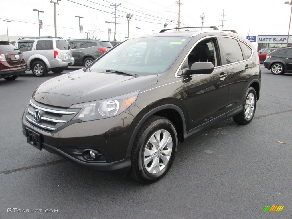 2014 CR-V EX-L AWD - Polished Metal Metallic / Black photo #2