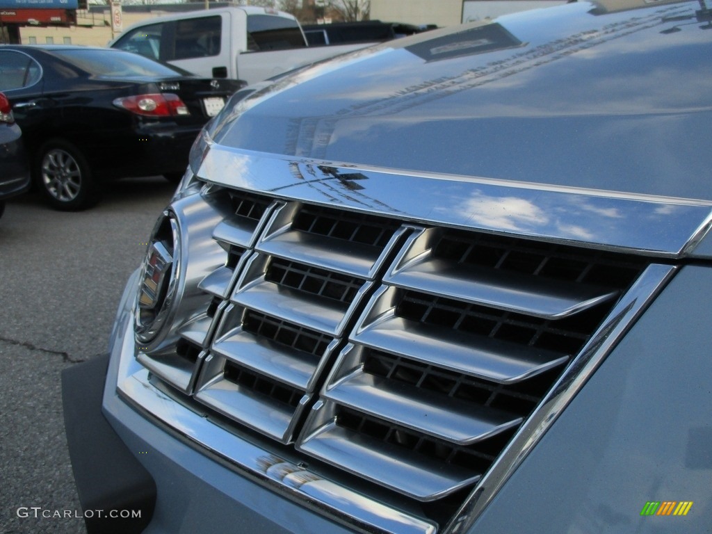 2014 SRX Luxury AWD - Glacier Blue Metallic / Ebony/Ebony photo #28