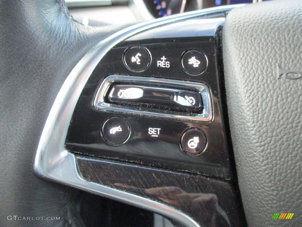 2014 SRX Luxury AWD - Glacier Blue Metallic / Ebony/Ebony photo #39