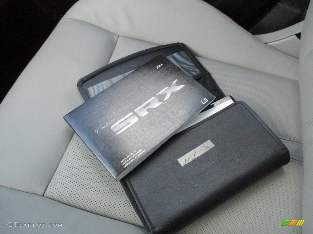 2014 SRX Luxury AWD - Glacier Blue Metallic / Ebony/Ebony photo #48