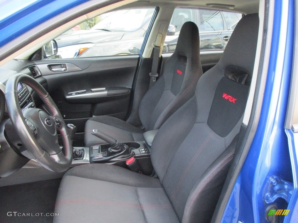 2013 Impreza WRX Premium 5 Door - WR Blue Pearl / WRX Carbon Black photo #9