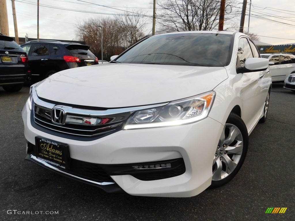 2016 Accord Sport Sedan - White Orchid Pearl / Black photo #1