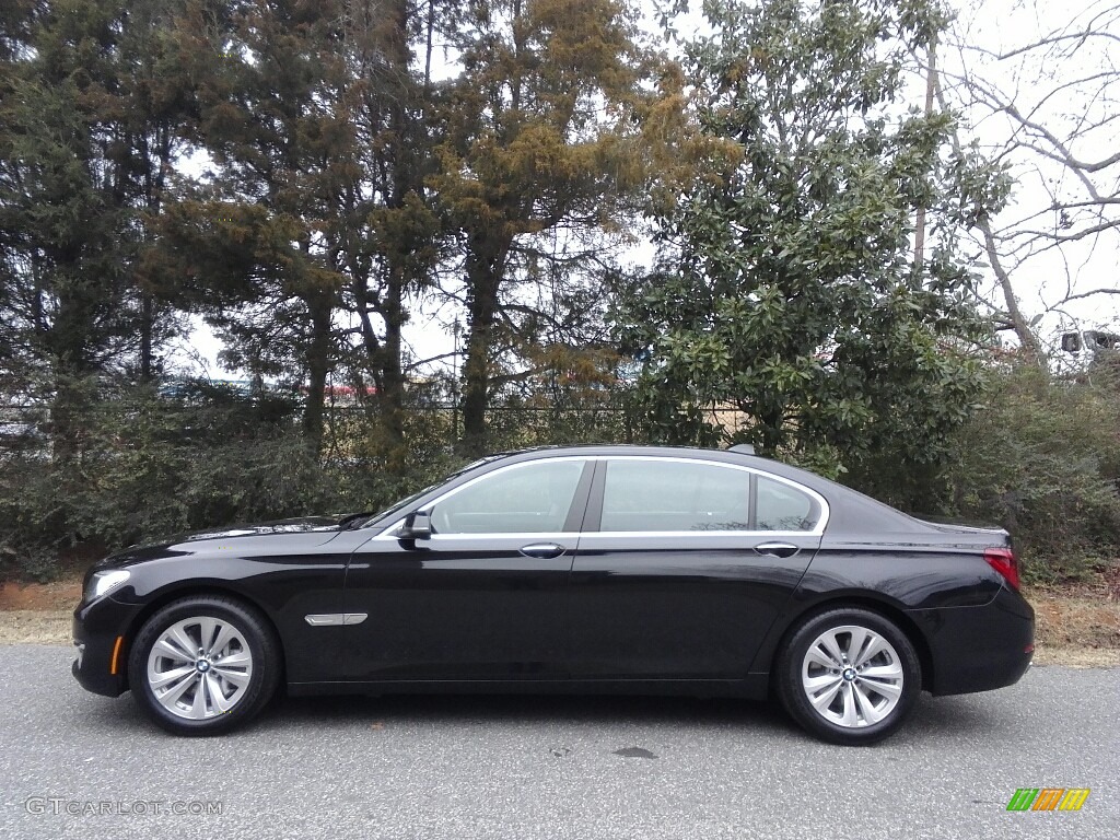 2015 7 Series 740Li xDrive Sedan - Jet Black / Black photo #1