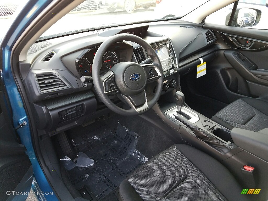 Black Interior 2017 Subaru Impreza 2.0i 5-Door Photo #117600774