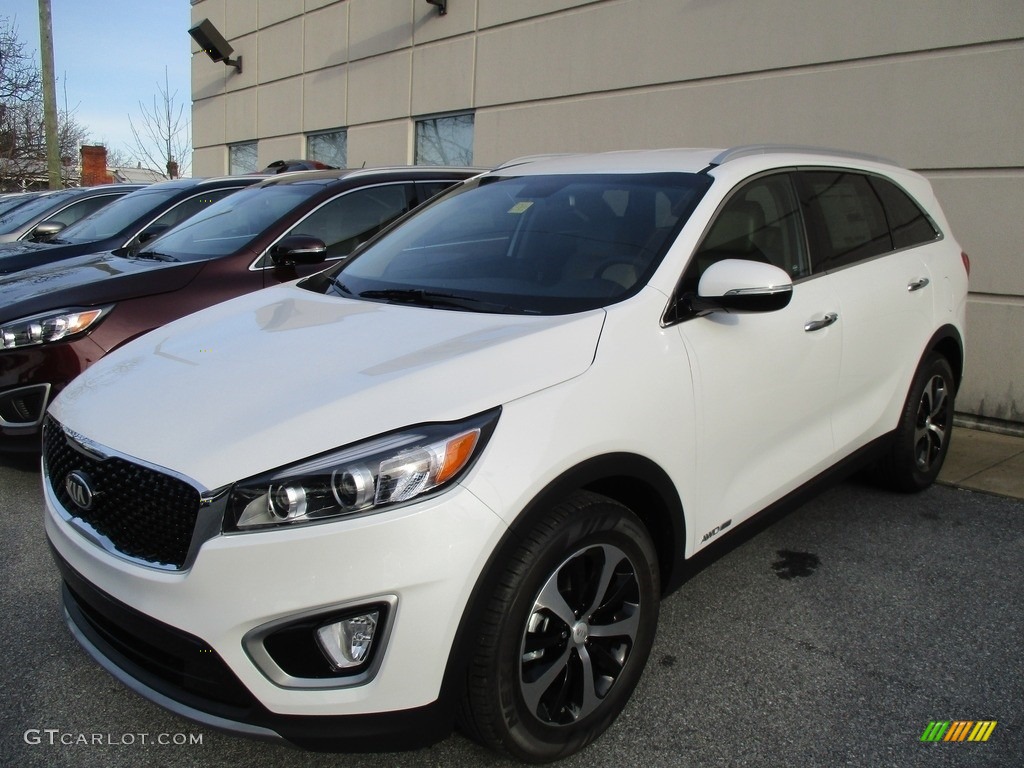2017 Snow White Pearl Kia Sorento EX V6 AWD #117592971 ...