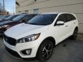 2017 Snow White Pearl Kia Sorento EX V6 AWD  photo #1