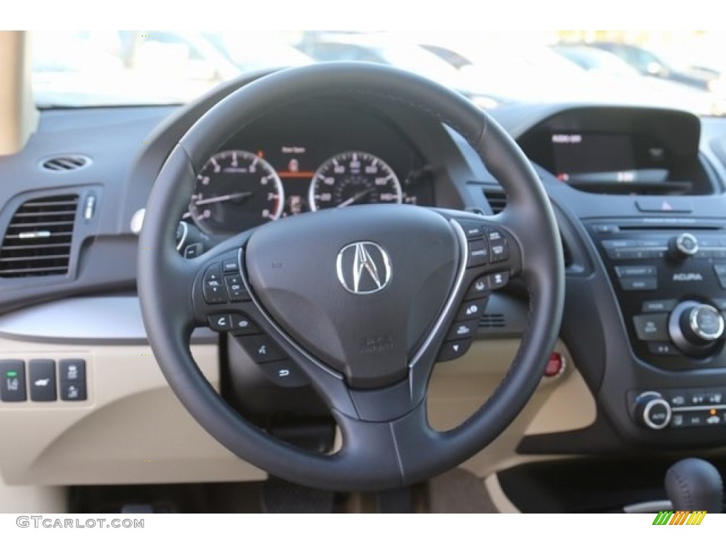 2017 Acura RDX Standard RDX Model Parchment Steering Wheel Photo #117603261
