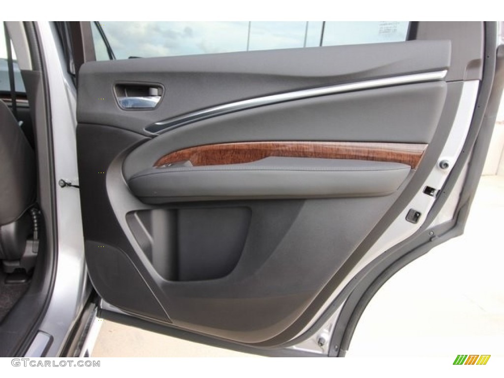 2017 Acura MDX SH-AWD Ebony Door Panel Photo #117604011