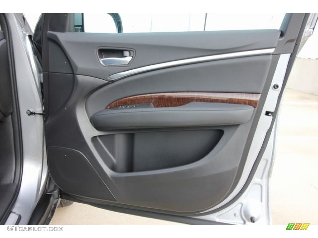 2017 Acura MDX SH-AWD Ebony Door Panel Photo #117604065
