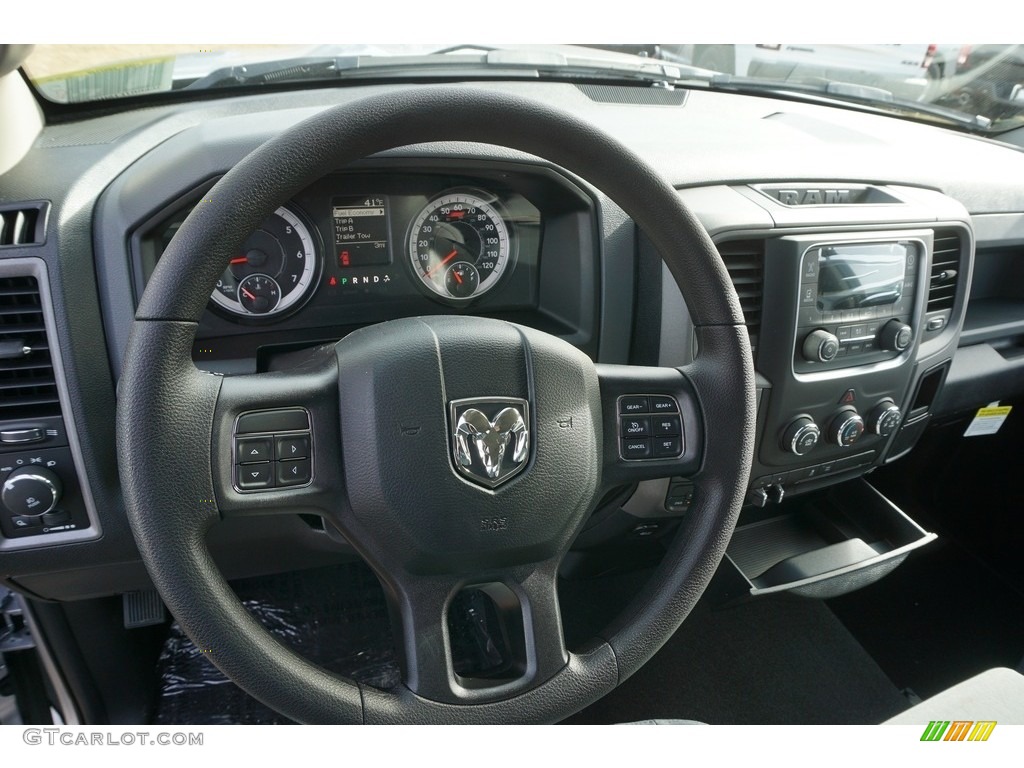 2017 1500 Express Quad Cab 4x4 - Bright Silver Metallic / Black/Diesel Gray photo #5