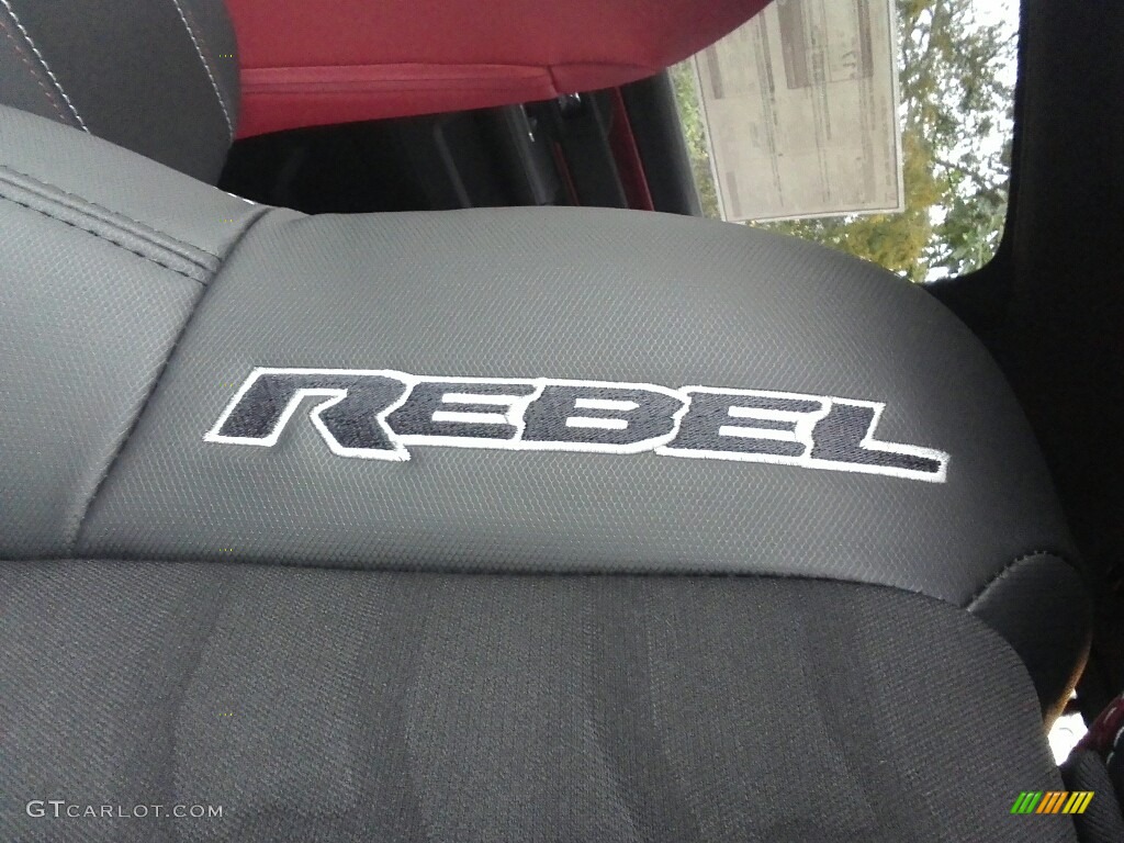 2017 1500 Rebel Crew Cab 4x4 - Flame Red / Rebel Theme Red/Black photo #22