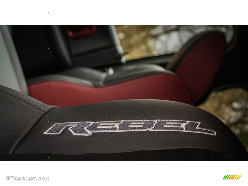 2017 1500 Rebel Crew Cab 4x4 - Flame Red / Rebel Theme Red/Black photo #30