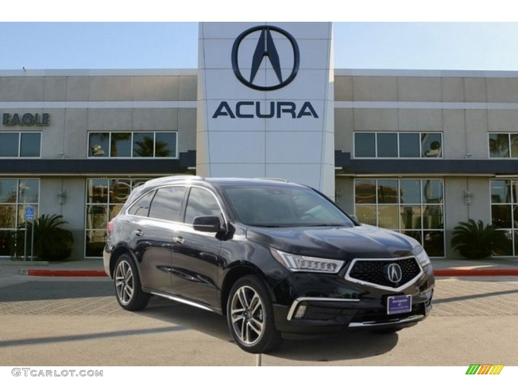 2017 MDX Advance SH-AWD - Crystal Black Pearl / Ebony photo #1