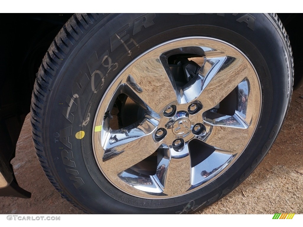 2017 1500 Big Horn Quad Cab - Bright Silver Metallic / Black/Diesel Gray photo #5