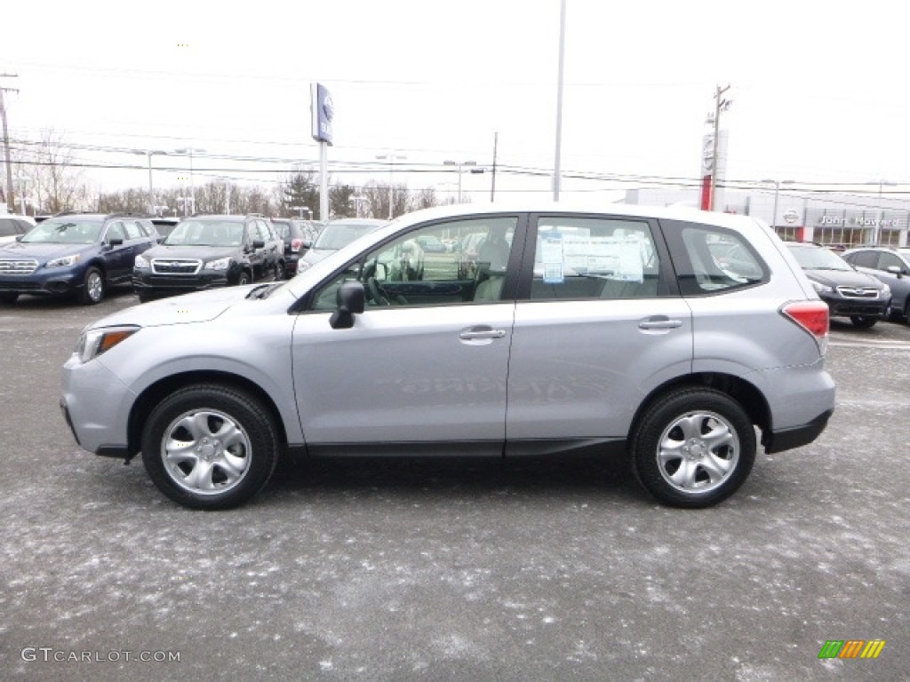 2017 Forester 2.5i - Ice Silver Metallic / Gray photo #10
