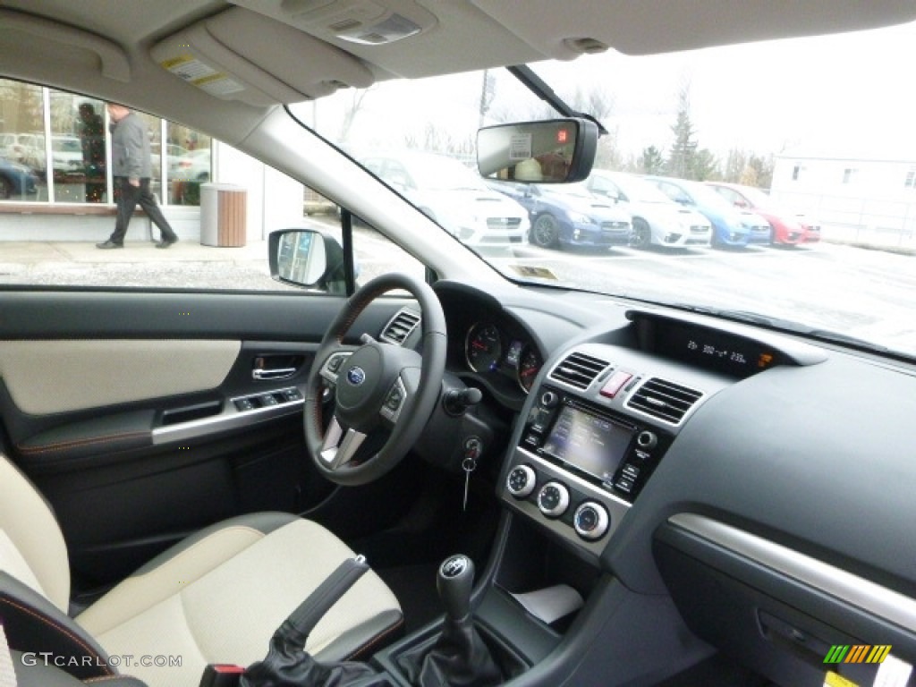 2017 Crosstrek 2.0i Premium - Quartz Blue Pearl / Ivory photo #4