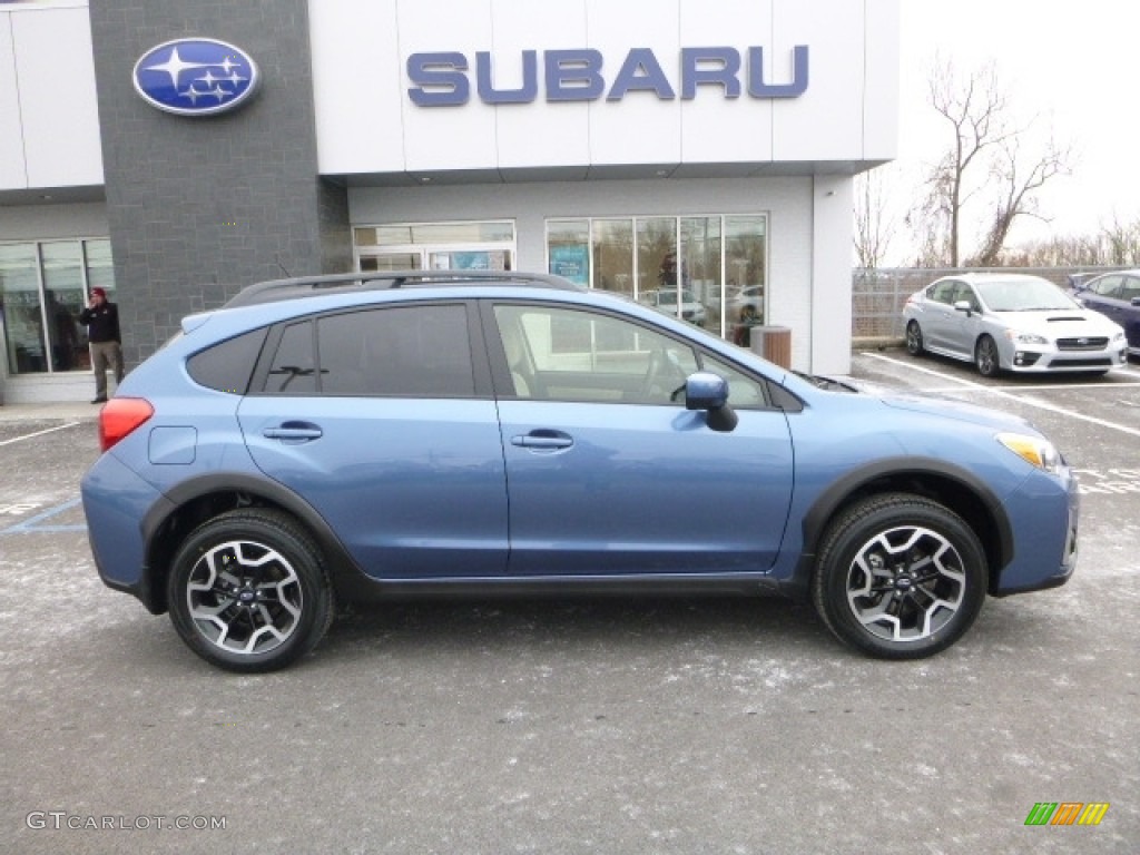 2017 Crosstrek 2.0i Premium - Quartz Blue Pearl / Ivory photo #6