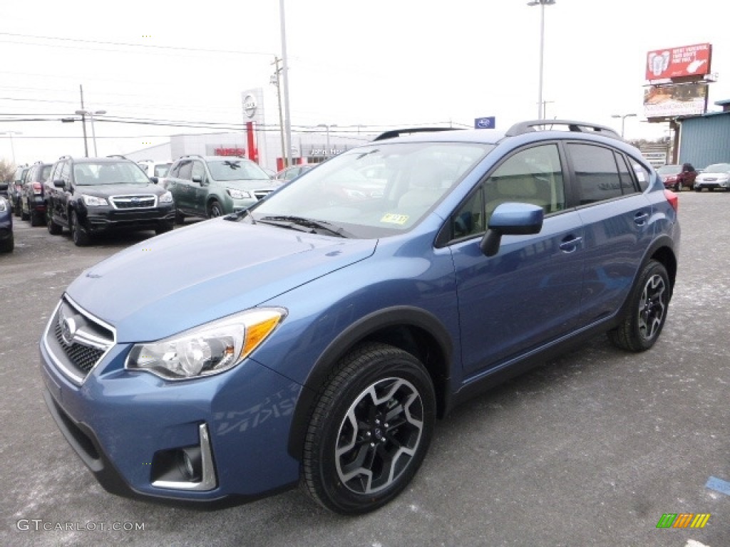 2017 Crosstrek 2.0i Premium - Quartz Blue Pearl / Ivory photo #11