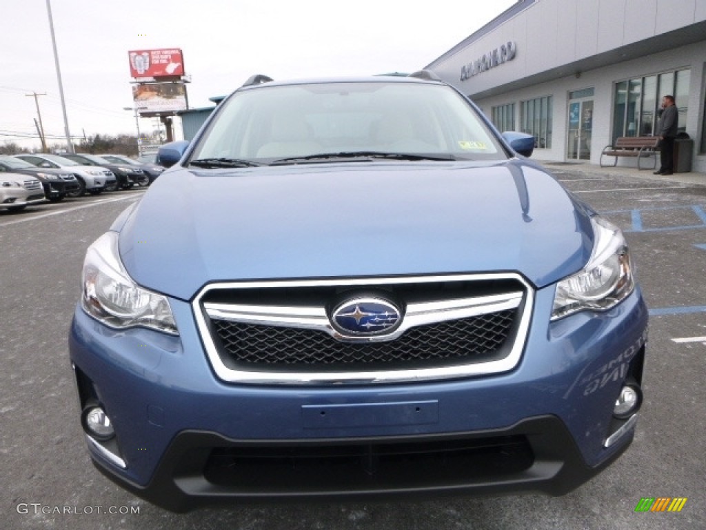 2017 Crosstrek 2.0i Premium - Quartz Blue Pearl / Ivory photo #12