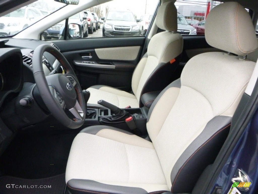 2017 Crosstrek 2.0i Premium - Quartz Blue Pearl / Ivory photo #13