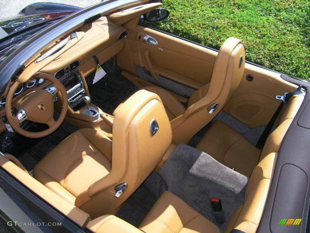 2008 911 Turbo Cabriolet - Macadamia Metallic / Natural Brown photo #4