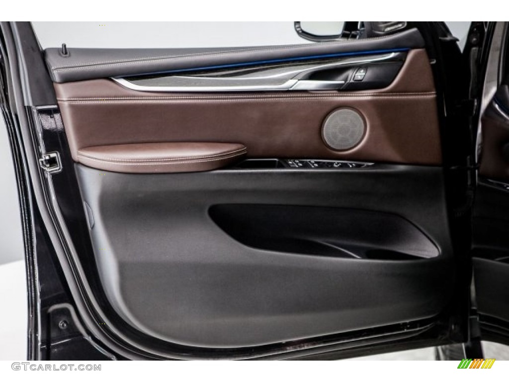 2014 BMW X5 xDrive35i Mocha Door Panel Photo #117608298