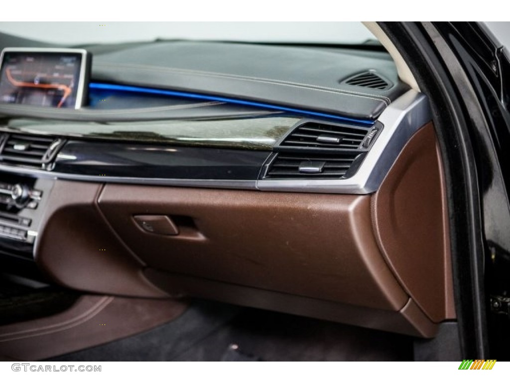 2014 BMW X5 xDrive35i Mocha Dashboard Photo #117608355