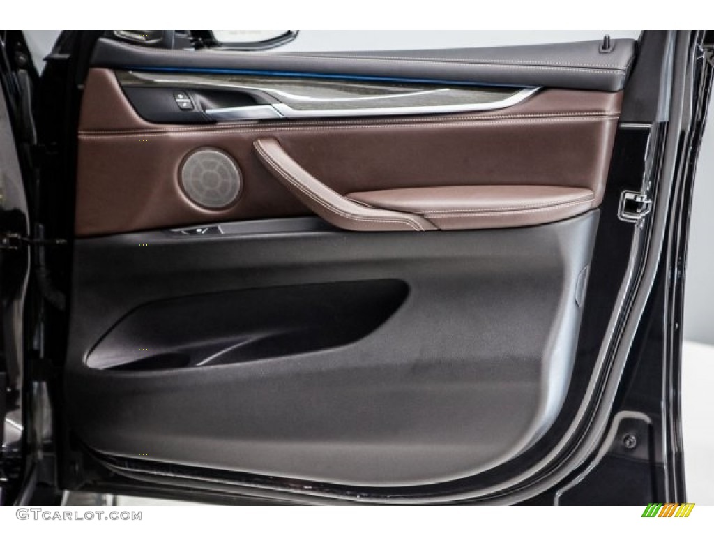 2014 BMW X5 xDrive35i Mocha Door Panel Photo #117608394