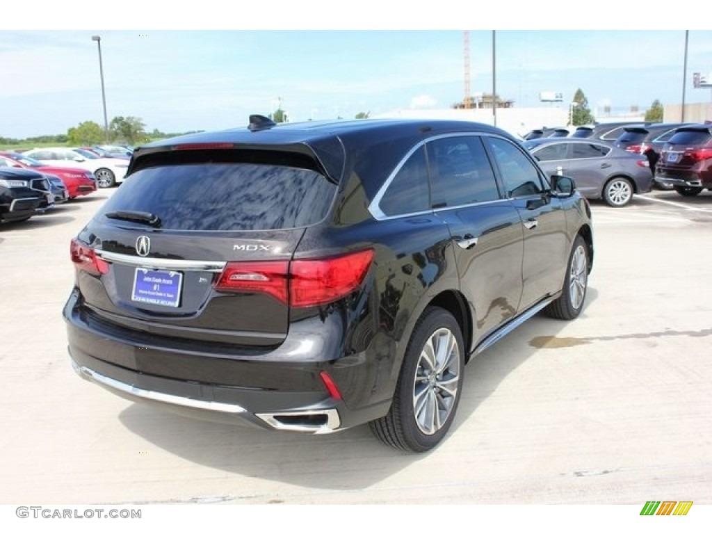 2017 MDX Technology - Crystal Black Pearl / Parchment photo #7