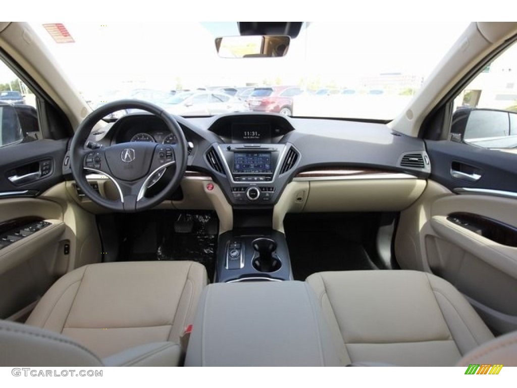 2017 MDX Technology - Crystal Black Pearl / Parchment photo #9