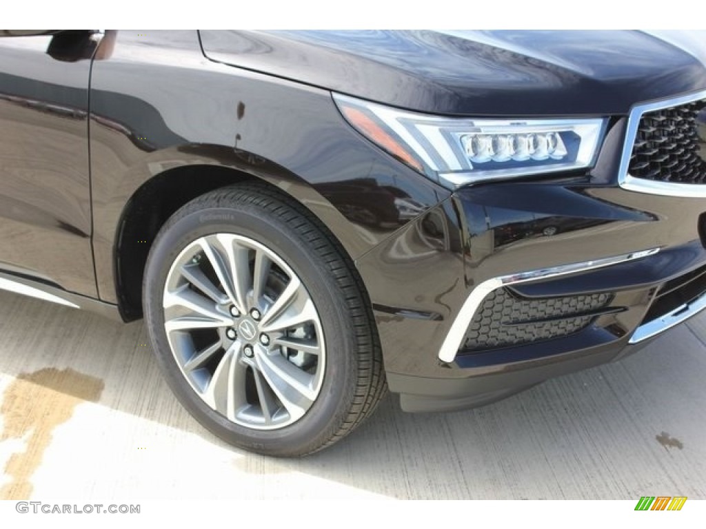 2017 MDX Technology - Crystal Black Pearl / Parchment photo #10