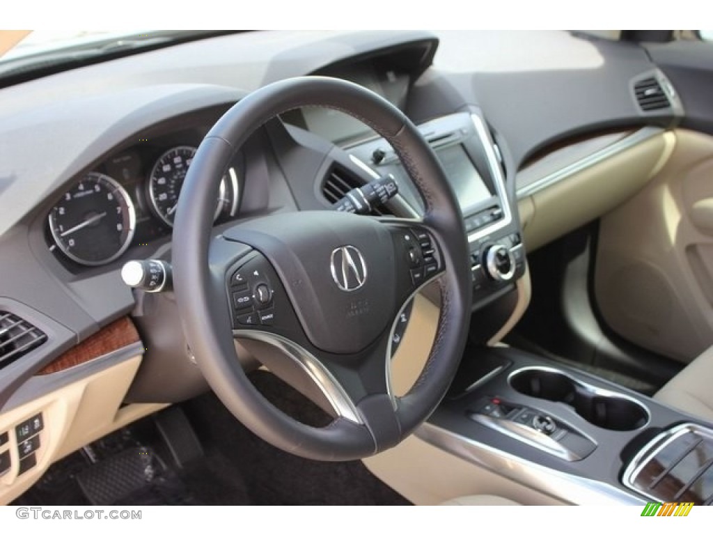 2017 MDX Technology - Crystal Black Pearl / Parchment photo #46